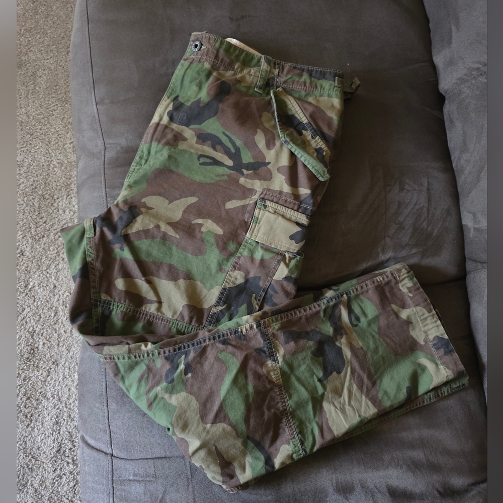 Polo by Ralph Lauren Green Camouflage Cargo Pants